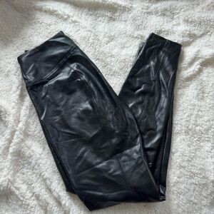 Black Leather leggings